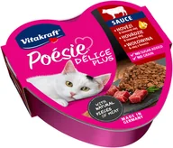 Mokra karma dla kotów - VITAKRAFT Poesie delice PLUS wołowina - Przysmak dla kota - 85g - miniaturka - grafika 1