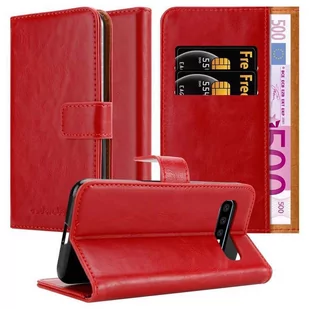 Etui Do Samsung Galaxy S10 PLUS w Pokrowiec CZERWONE WINO Magnet Obudowa Ochronny Case Cover Cadorabo - Etui i futerały do telefonów - miniaturka - grafika 1