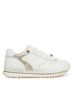 Buty dla dziewczynek - Tommy Hilfiger Sneakersy Low Cut Lace-Up Sneaker T3A9-33765-1355 S Biały - miniaturka - grafika 1
