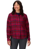 Koszulki sportowe damskie - Marmot Flanelowa koszula funkcyjna "Stonepeak" w kolorze jagodowo-niebieskim - miniaturka - grafika 1