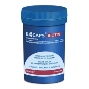 FORMEDS Bicaps Biotin 60 Kapsułek - ForMeds - Suplementy diety - miniaturka - grafika 1