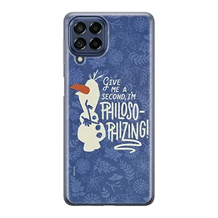 Etui Olaf 005 Disney Nadruk częściowy Niebieski Producent: Samsung, Model: M33 5G - Etui i futerały do telefonów - miniaturka - grafika 1