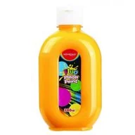 Farby i media malarskie - Farba plakatowa fluorescencyjna pomarańczowa 300ml - miniaturka - grafika 1
