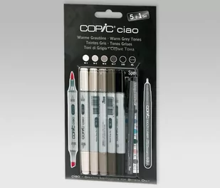 Copic copic hobby marker Ciao 5 + 1 zestaw, ciepłe na szaro$13NE 4013695261737 CZ22075565 - Kredki, ołówki, pastele i pisaki - miniaturka - grafika 1