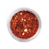 Ozdoby do paznokci - Pyłek do paznokci - Gemstone Effect POMARAŃCZ - miniaturka - grafika 1