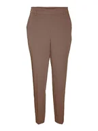 Spodnie damskie - Bestseller A/S Damskie spodnie VMZELDAMAYA MR Tapered Pant, Brown Lentil, 42/30, Brown Lentil, 42W / 30L - miniaturka - grafika 1