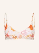 Stroje kąpielowe - Seafolly Góra Od Bikini Bralette La Mer weiss - miniaturka - grafika 1