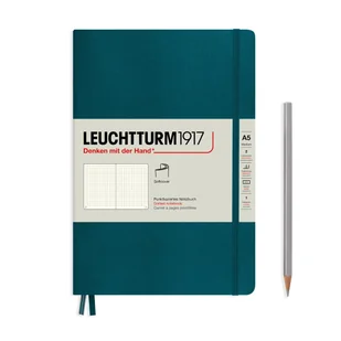Notatnik Leuchtturm1917 Medium A5, miękka oprawa, linie, morski - Notesy i bloczki - miniaturka - grafika 1