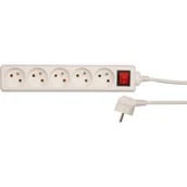 Przedłużacze i rozgałęźniki - Vorel Przedłużacz elektryczny z uziemieniem 5-gniazd 5m z wyłącznikiem 72534 - miniaturka - grafika 1