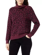 Swetry damskie - GERRY WEBER Edition Damski sweter 770543-44713, czerwony/pomarańczowy/fioletowy/różowy, 38 (DE) - miniaturka - grafika 1