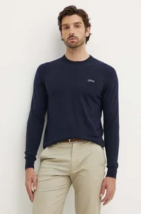 Guess sweter z domieszką wełny DANIEL męski kolor granatowy lekki M4YR01 Z3052 - Swetry męskie - miniaturka - grafika 1