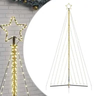 Ozdoby bożonarodzeniowe - vidaXL Lampki choinkowe, 570 ciepłych białych LED, 399 cm - miniaturka - grafika 1