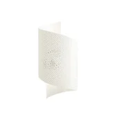 Lampy ścienne - Kinkiet ścienny Spiral biały 1xG9x8W styl nowoczesny wym: 29 x 17 x 17 cm metal IP20 Emibig - miniaturka - grafika 1