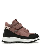 Buty dla dziewczynek - ECCO Śniegowce Exostrike Velcro 76194260492 Fioletowy - miniaturka - grafika 1
