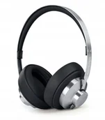 Słuchawki - Muse Stereo M-298 SBL Bluetooth ANC Black/Silver - miniaturka - grafika 1