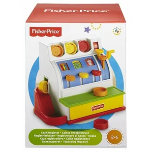 Fisher Price Wesoła Kasa Fiskalna 72044 - Zabawy w naśladowanie dorosłych - miniaturka - grafika 1