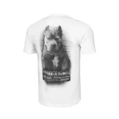 Koszulki sportowe męskie - Pit Bull T-Shirt Mugshot II White - miniaturka - grafika 1