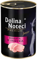 Mokra karma dla kotów - Dolina Noteci Premium Junior, 12 x 400 g - Bogata w indyka - miniaturka - grafika 1