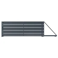 Bramy garażowe - Brama przesuwna Opal 5x1,49 m prawa automat Polargos - miniaturka - grafika 1