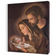 Ikony i obrazy sakralne - Obraz religijny na płótnie Święta Rodzina - miniaturka - grafika 1