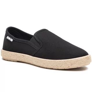 Espadryle damskie - Big Star Espadryle DD274017 Black - grafika 1