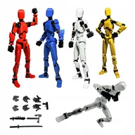 Manekiny wystawowe - Mini Figurka Złącze Ruchomy Robot Ruchoma Manekin 3D Diy Zabawki 5 Szt - miniaturka - grafika 1