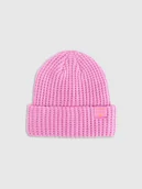 Czapki dla dzieci - 4F Czapka zimowa dziewczęca - różowa Uniwersalny - miniaturka - grafika 1