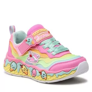 Buty dla dziewczynek - Sneakersy Skechers Sundae Sweeties 303625L/PKMT Pink/Multi - grafika 1