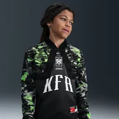 Swetry damskie - Koszulka piłkarska dla dużych dzieci Nike Dri-FIT Korea Goalkeeper - Czerń - miniaturka - grafika 1