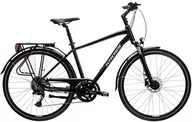 Rowery - Rower trekkingowy męski Kross Trans 7.0 M 28 L(21") czarny/szary - miniaturka - grafika 1