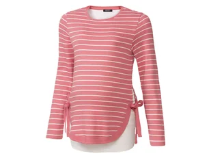 esmara® Sweter ciążowy damski z bawełną (XL (48/50), W paski) - Odzież ciążowa - miniaturka - grafika 1