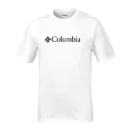 Odzież trekkingowa damska - Koszulka trekkingowa męska Columbia CSC Basic Logo - miniaturka - grafika 1