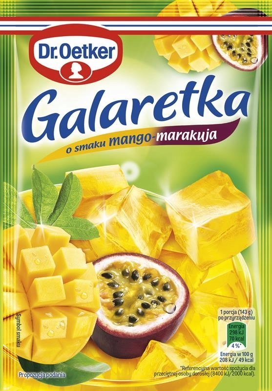DR. Oetker Galaretka mango-marakuja 72g