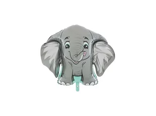 Grabo Balloons Balon foliowy Słoń - 96 x 68 cm - 1 szt. - Urodziny dziecka - miniaturka - grafika 1