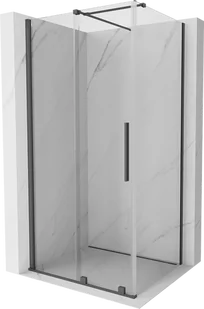Mexen Velar kabina prysznicowa rozsuwana 120x90 cm, transparent, gun gray szczotkowany - 871-120-090-01-66 - Kabiny prysznicowe - miniaturka - grafika 1