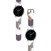 Etui i futerały do telefonów - Strap Moro opaska do Samsung Galaxy Watch 42mm silikonowy pasek bransoletka do zegarka wzór 9 - miniaturka - grafika 1