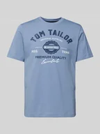 Koszulki męskie - T-shirt o kroju regular fit z czystej bawełny z nadrukiem z logo - miniaturka - grafika 1