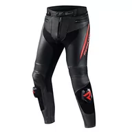 Odzież motocyklowa - REBELHORN Fighter skórzane spodnie motocyklowe, ochraniacze na kolana i biodra, stopień 2, podwójne i potrójne szwy, ochrona kolan, wentylacja - miniaturka - grafika 1