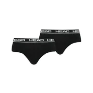 Majtki męskie - HEAD MAJTKI MĘSKIE SLIPY BRIEF 2P BLACK 100001753 002 L - miniaturka - grafika 1