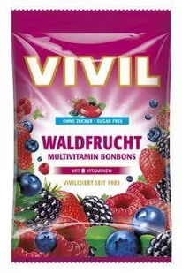 Vivil Waldfrucht Cukierki bez Cukru 120 g - Inne słodycze - miniaturka - grafika 1