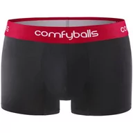 Bielizna sportowa męska - COMFYBALLS Bokserki REGULAR COTTON black rose - miniaturka - grafika 1