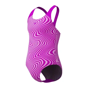 Strój pływacki jednoczęściowy dziecięcy Speedo Digital Allover Splashback - Stroje kąpielowe dla dziewczynek - miniaturka - grafika 1