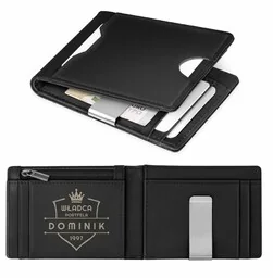 Smart portfel skórzany z grawerem w kolorze czarnym dla niego szefa na urodziny - Portfele Smart portfel skórzany z grawerem w kolorze czarnym dla niego szefa na urodziny - Portfele - miniaturka - grafika 1