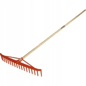 Grabie i motyki - Grabie ogrodowe do siana 12 zębów z trzonkiem drewnianym 1600x470mm AGTECH - miniaturka - grafika 1