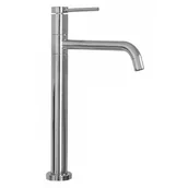 Baterie umywalkowe - Rea Lugano Slim srebrna wysoka REA-B5000 - miniaturka - grafika 1