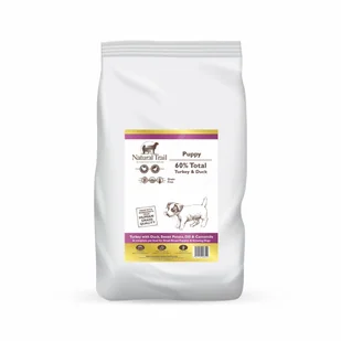 NATURAL TRAIL Dog GF PUPPY Small Breed Turkey with Duck & sweet potatoes 6kg - Sucha karma dla psów - miniaturka - grafika 1