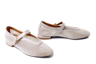 MACIEJKA 06939-04/00-0 biały+złoto, półbuty letnie damskie - Maciejka - Półbuty damskie - miniaturka - grafika 1