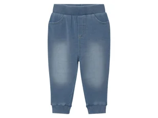 Lupilu Spodnie dresowe niemowlęce o wyglądzie jeansu Jasnoniebieski 50/56 - Spodenki dla niemowląt Lupilu Spodnie dresowe niemowlęce o wyglądzie jeansu Jasnoniebieski 50/56 - Spodenki dla niemowląt - miniaturka - grafika 1