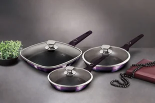 ZESTAW PATELNI BERLINGER HAUS BH-7107 PURPLE - Zestawy garnków i patelni - miniaturka - grafika 2