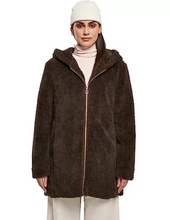 Urban Classics Damska kurtka Sherpa, Brązowy, 4XL - Kurtki damskie - miniaturka - grafika 1